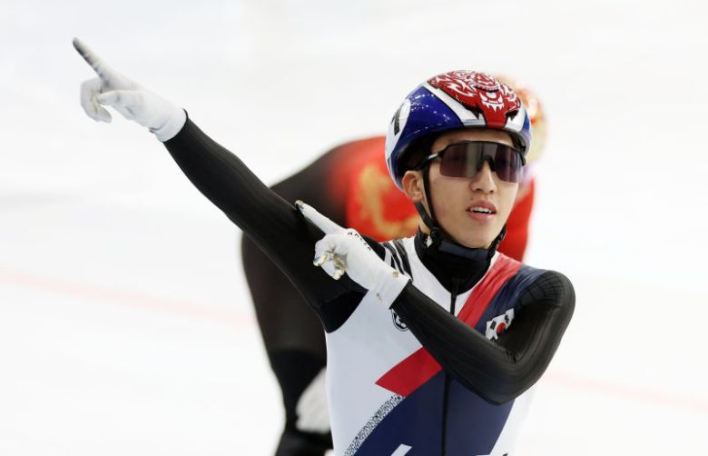 쇼트트랙 2관왕 남자부 에이스 박지원. 뉴스1