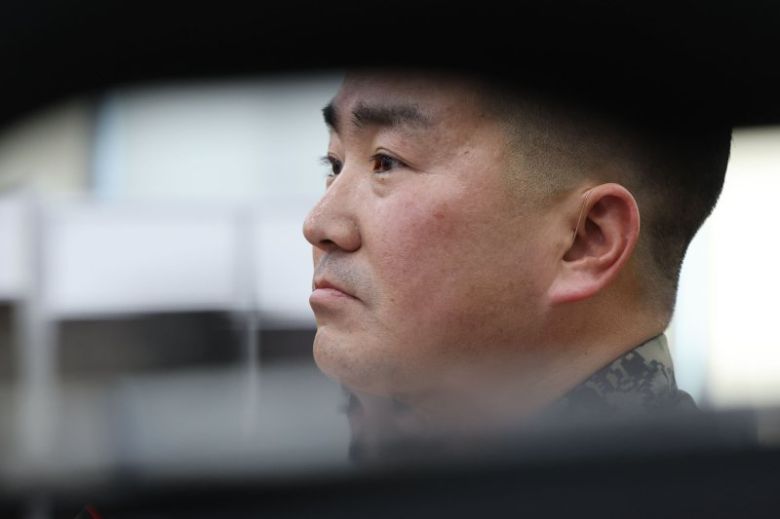 김현태 특전사 707특수임무단 단장이 17일 오후 서울 여의도 국회에서 열린 국방위원회 전생각에 잠겨 있다. 사진=뉴시스