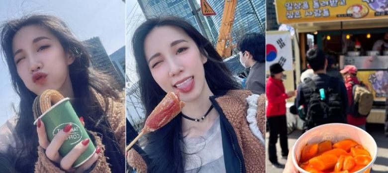 대만의 배우 겸 모델 황차오신이 최근 서울을 여행하다 광화문 광장에서 열린 윤석열 대통령 탄핵 촉구 집회를 경험한 소감과 사진을 자신의 인스타그램에 공유했다. 출처=황차오신 SNS