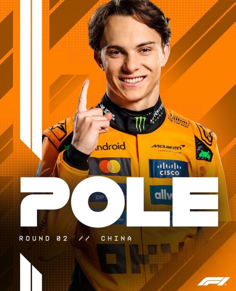 오스카 피아스트리. F1 인스타그램 캡처