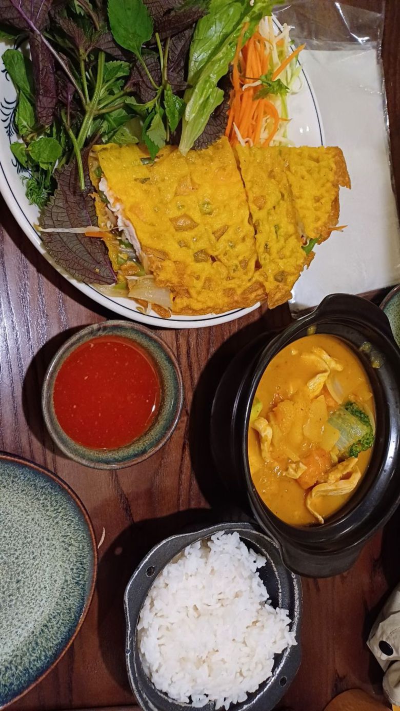 하노이에 분점이 많은 MET 레스토랑의 음식. 사진=이환주 기자