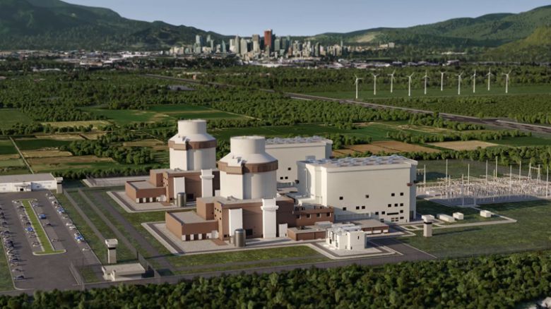 현대건설·웨스팅하우스가 공동 추진하는 대형원전 AP1000® 조감도. 현대건설 제공