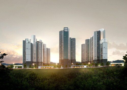 광양 푸르지오 센터파크_야경투시도