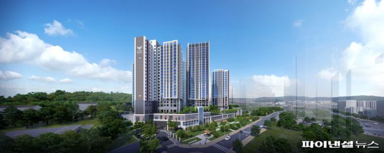 풍무역 롯데캐슬 시그니처 투시도. 롯데건설 제공