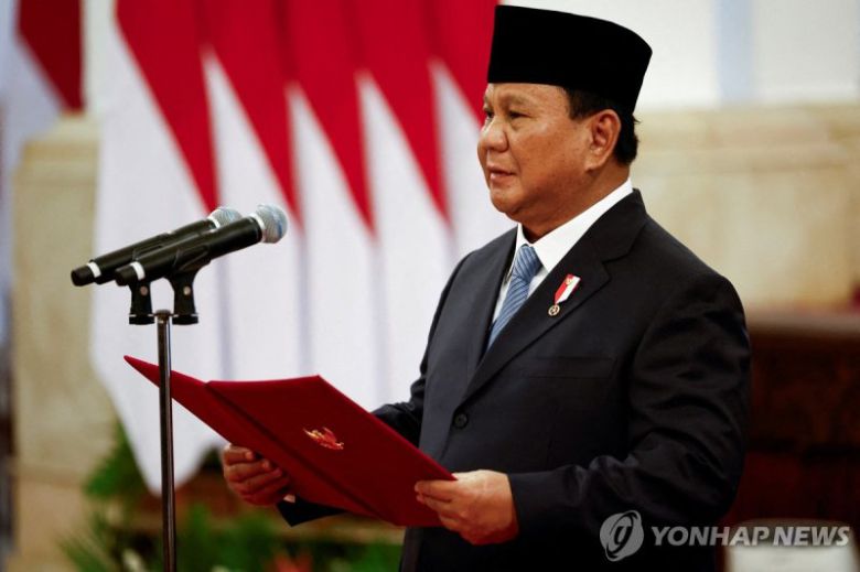 프라보워 수비안토 인도네시아 대통령. /사진=연합뉴스