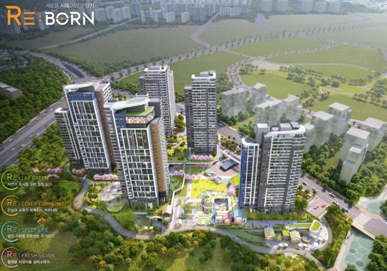 구리갈매역세권 실버스테이 조감도. 한국토지주택공사 제공