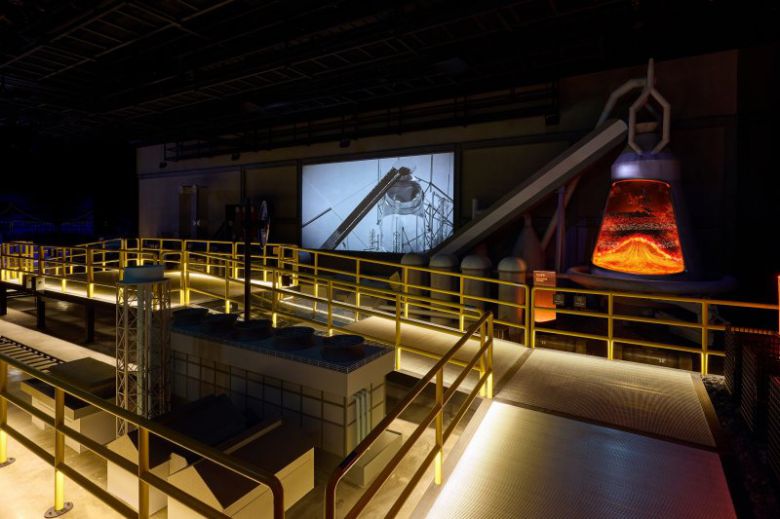 포스코 파크1538광양의 제철공정존으로 제련·제강·압연·냉연·도금 과정을 구현했다. 포스코 제공