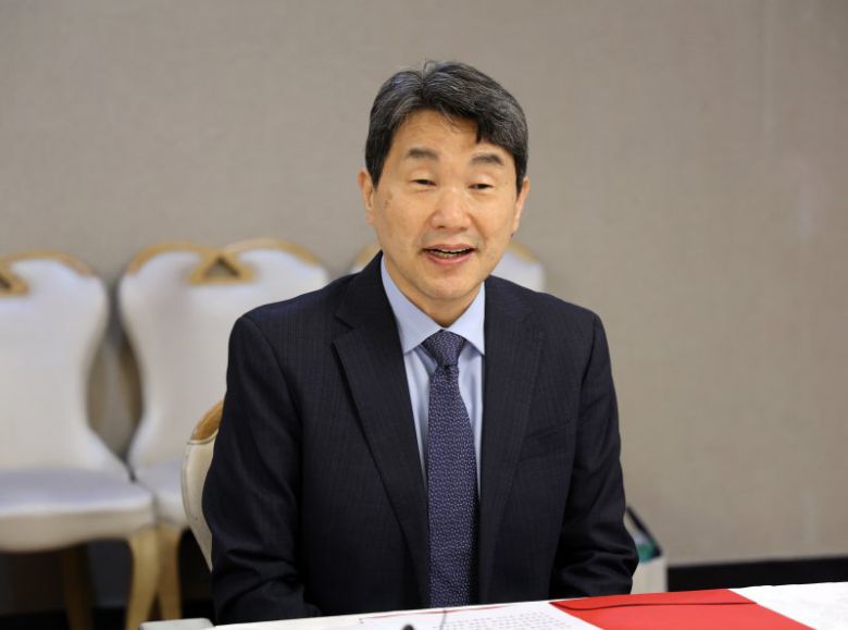 이주호 사회부총리 겸 교육부 장관이 21일 오후 서울 종로구 정부서울청사에서 열린 제71차 함께차담회에서 발언하고 있다. 뉴시스