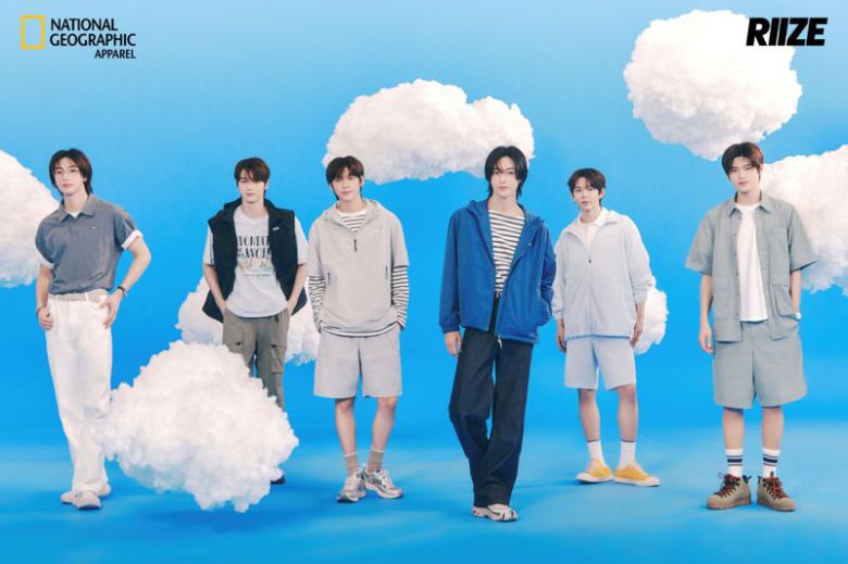 내셔널지오그래픽 어패럴, 라이즈와 함께한 2025 여름 캠페인 화보. 내셔널지오그래픽 제공