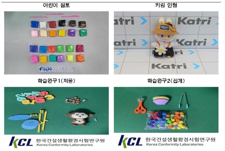 안전성 검사 결과 부적합 판정받은 중국 직구 어린이 완구. /사진=연합뉴스