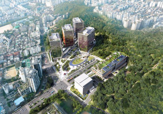 <서리풀 복합개발사업 관련 조감도>