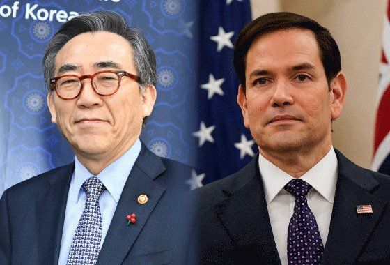 조태열 외교부 장관, 마코 루비오 미국 국무장관. 뉴스1
