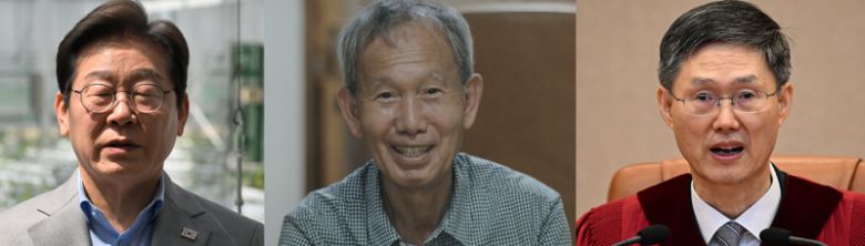 이재명 더불어민주당 대선후보, 김장하 선생, 문형배 전 헌법재판관 /사진=뉴시스