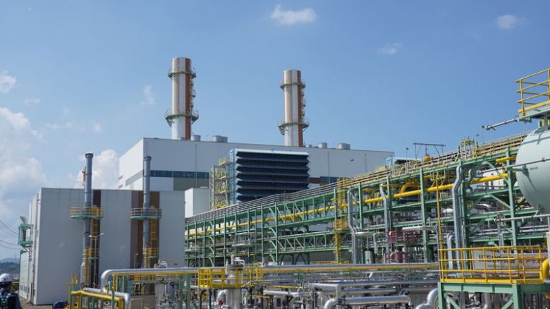 SK가스가 운영 중인 세계최초 LNG와 LPG 겸용 가스복합발전소 울산GPS 전경. SK가스제공