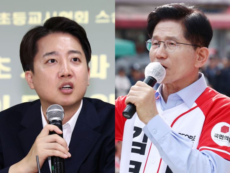 이준석 김문수 /사진=뉴스1