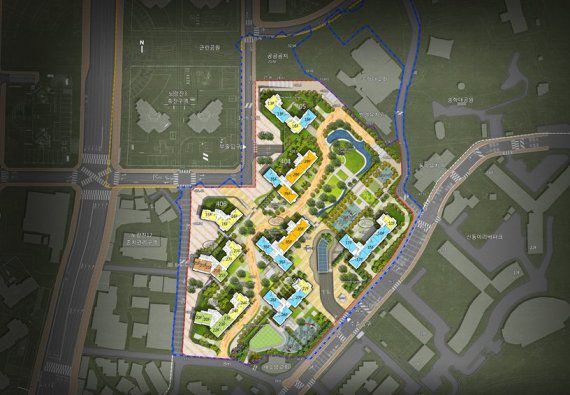 서울 동작구 노량진4 재정비촉진구역 주택정비형 재개발사업 대상지. 서울시 제공