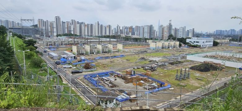 하남시 동서울 변전소 전경.사진=한국전력 제공