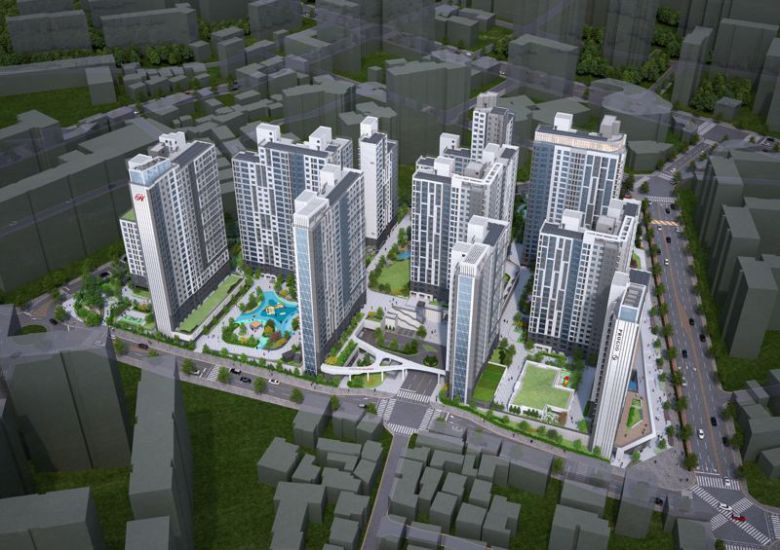 고척 푸르지오 힐스테이트 조감도. 대우건설 제공