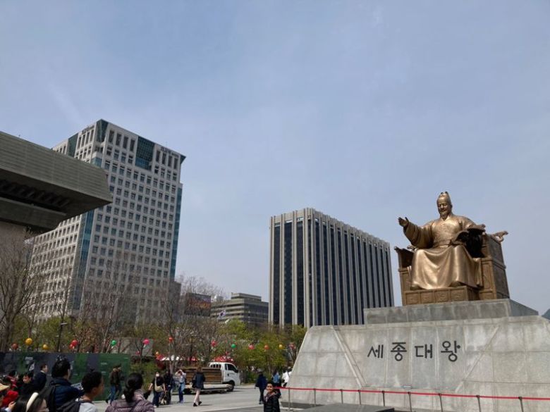 대통령실 이전 후보지로 거론되는 광화문 정부서울청사. 사진=김경수 기자