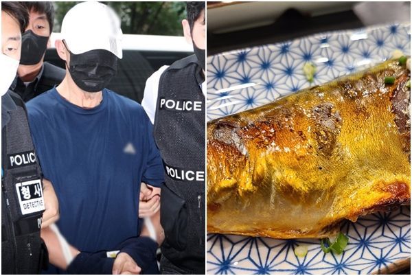 서울 지하철 5호선 열차에 불을 지른 60대 남성 원모씨가 2일 서울 양천구 서울남부지법에서 열린 현존전차방화치상 혐의 구속 전 피의자심문(영장실질심사)에 출석하고 있다. 뉴시스