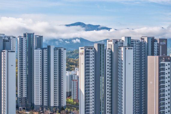 < ‘제일풍경채 원주 무실’ 아파트 전경. 사진=제일건설 제공>