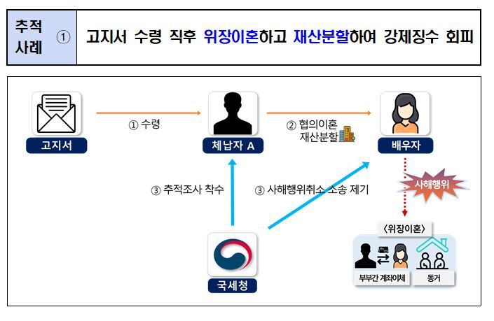 국세청 재산추적조사 사례