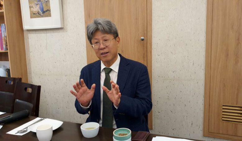 박장현 천문연구원장이 지난 10일 서울 종로구에서 열린 기자간담회에서 발언하고 있다. 천문연구원 제공