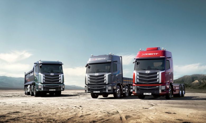 더 뉴 엑시언트(The new XCIENT). 사진=현대차 제공