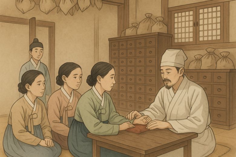 기허(氣虛)와 담음(痰飮)으로 인한 위장병에는 육군자탕(六君子湯)이 특효하다. 육군자탕은 요즘에도 위염이나 소화불량, 기능성 위장장애, 역류성 식도염 등의 위장병 환자들에게 많이 처방된다. 챗GPT에 의한 AI생성 이미지.