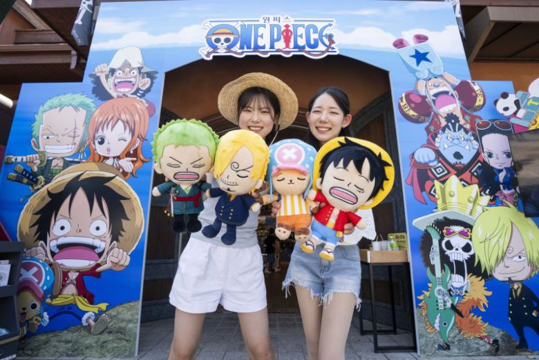 알파인 빌리지에 마련된 원피스 테마 포토존. 에버랜드 제공