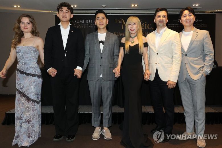 조수미 콘서트 기자간담회. 연합뉴스