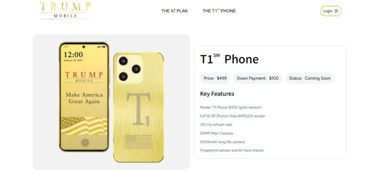 도널드 트럼프 미국 대통령 일가가 소유하고 운영하는 트럼프그룹은 오는 9월부터 이동통신 요금제와 스마트폰을 출시할 계획이라고 16일(현지 시간) 발표했다. 사진=뉴시스