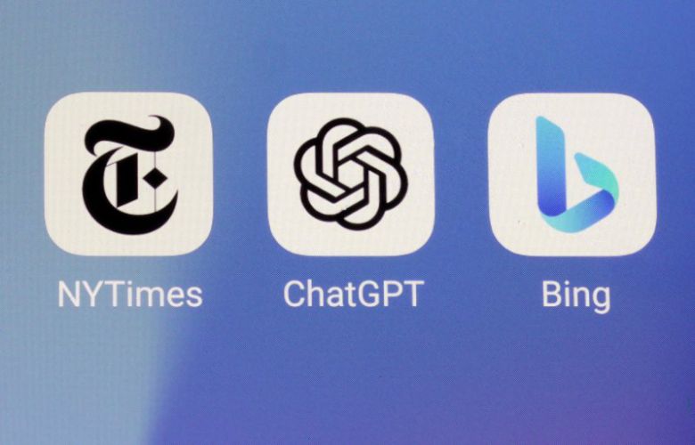 오픈AI의 AI 챗봇 챗GPT와 MS의 빙. 로이터연합뉴스