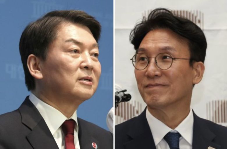 안철수 국민의힘 의원(왼쪽), 김민석 국무총리 후보자/사진=뉴시스