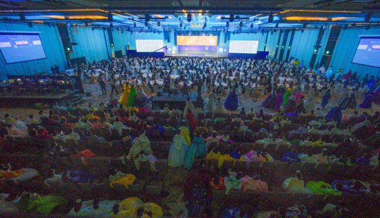 지난 21일 인천 영종도 인스파이어 복합리조트에서 총 420여명의 결선 진출자들이 참가한 가운데 '2025 한복모델 선발대회'가 성대하게 개최됐다. 한문화진흥협회 제공