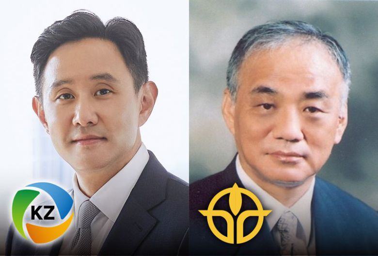 최윤범 고려아연 회장(왼쪽)과 장형진 영풍 고문. 사진=뉴스1