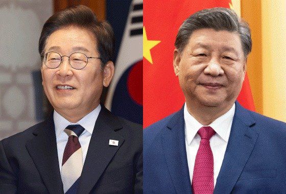 이재명 대통령과 시진핑 중국 국가주석. 사진=뉴스1