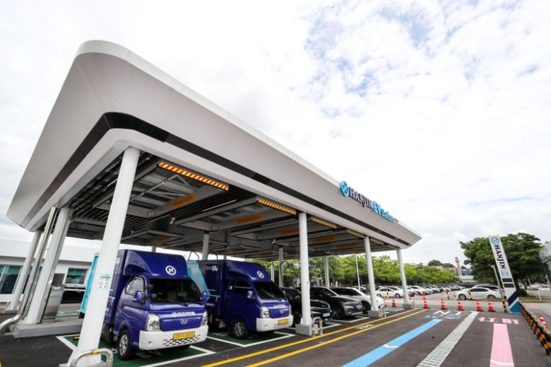 한진 김포 전기차 충전소 전경 한진 제공