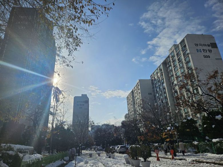 1기 신도시 정비사업 선도지구에 선정된 경기 분당 신도시 양지마을. 사진=최가영 기자