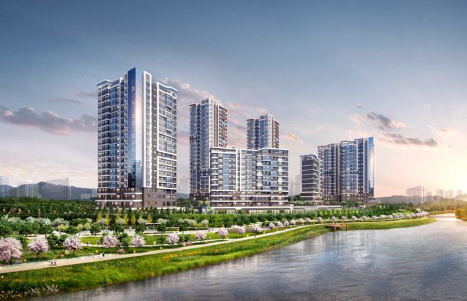 '송파 위례리슈빌 퍼스트 클래스' 투시도.