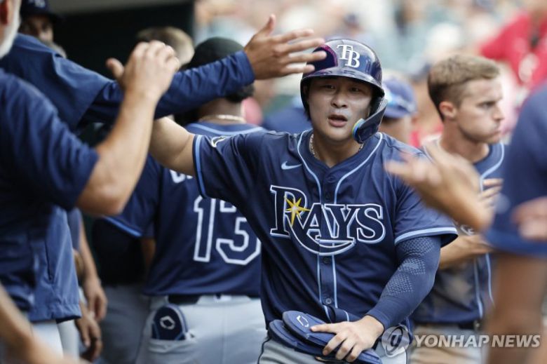 시즌 첫 홈런을 때려낸 김하성. 연합뉴스