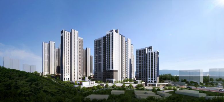 춘천 동문 디 이스트 어반포레 투시도. 동문건설 제공