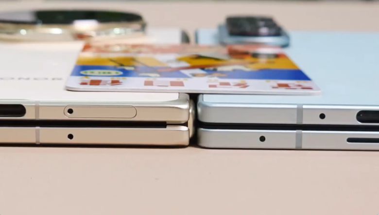 아너 '매직 V5'(왼쪽)와 삼성전자 '갤럭시 Z 폴드7'. 아이빙저우 X 캡처