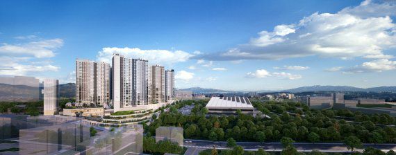 [양산자이 파크팰리체 투시도]