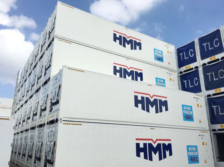 HMM의 초저온 냉동 컨테이너 ‘울트라 프리저(Ultra Freezer). HMM 제공