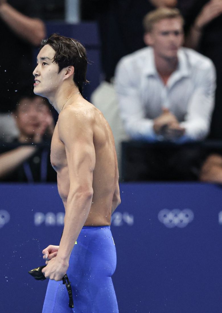 수영 국가대표 김우민.뉴스1