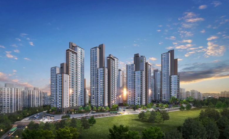 전주 라온프라이빗 퍼스티브 투시도. 라온건설 제공