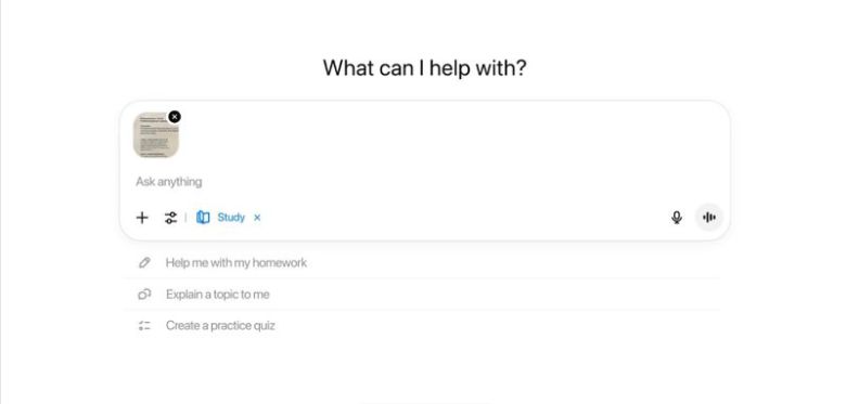 오픈AI가 29일(현지시간) 선보인 챗GPT '스터디 모드'. 오픈AI