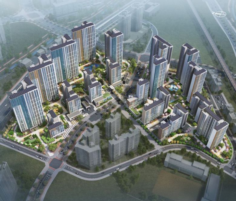 구리갈매역세권 A-1블록 단지조감도. LH 제공