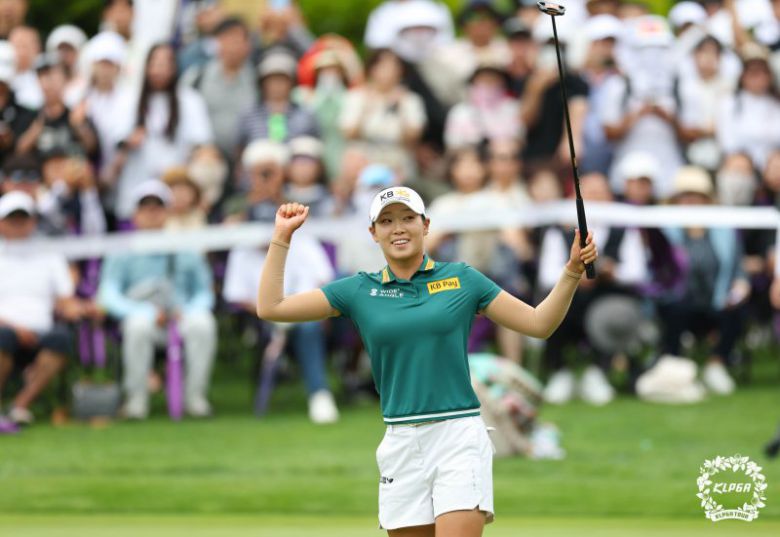 윤이나의 강력한 경쟁자로 꼽히는 방신실. KLPGA 제공